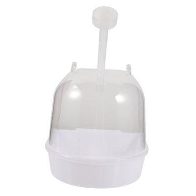 FONDOTIN Hanging Bird Bathtub for Cages, Reusable Shower Box for Budgerigars, Canaries and Parrots, Practical Bathtub with Smooth Edges