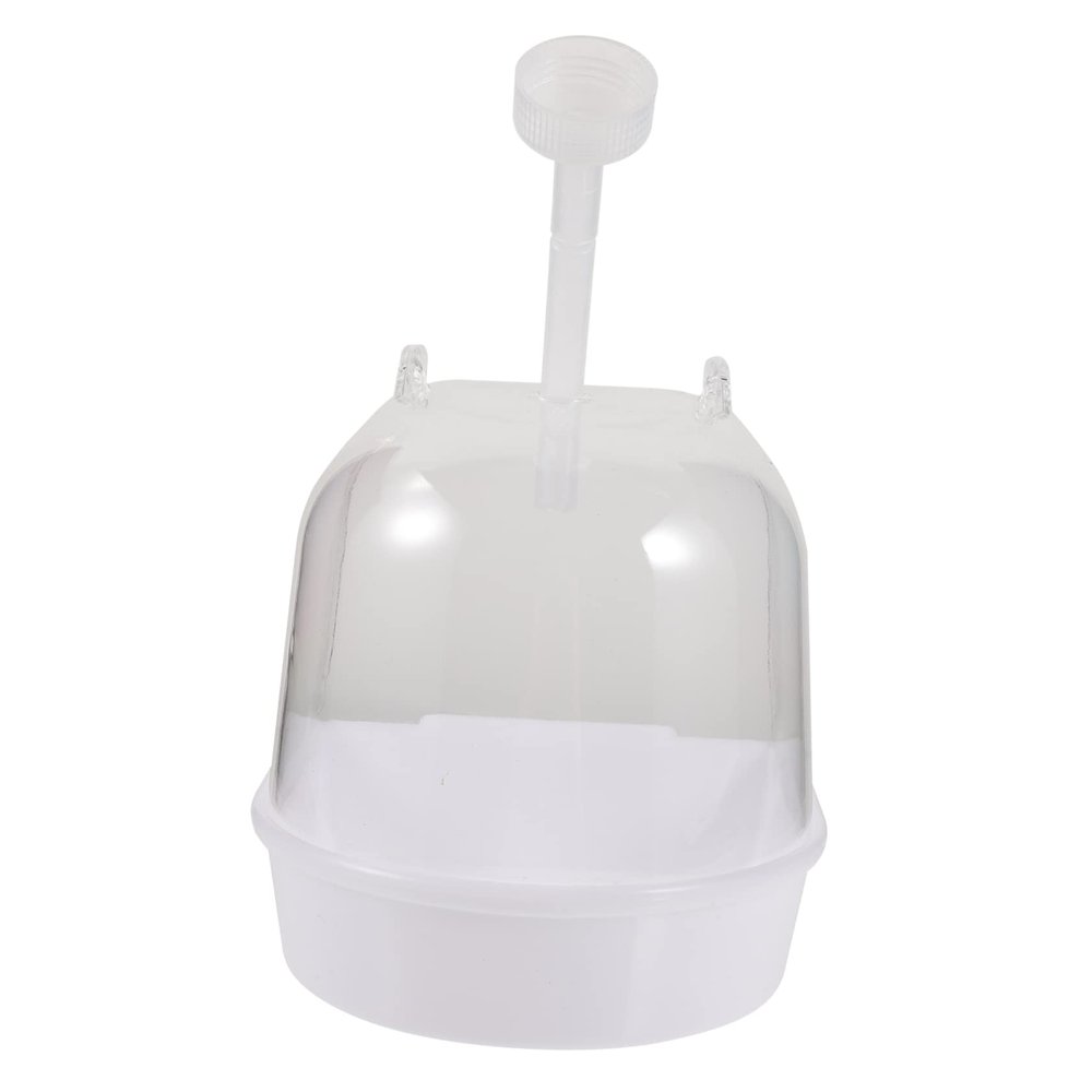 FONDOTIN Hanging Bird Bathtub for Cages, Reusable Shower Box for Budgerigars, Canaries and Parrots, Practical Bathtub with Smooth Edges