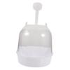 FONDOTIN Hanging Bird Bathtub for Cages, Reusable Shower Box for Budgerigars, Canaries and Parrots, Practical Bathtub with Smooth Edges view 1