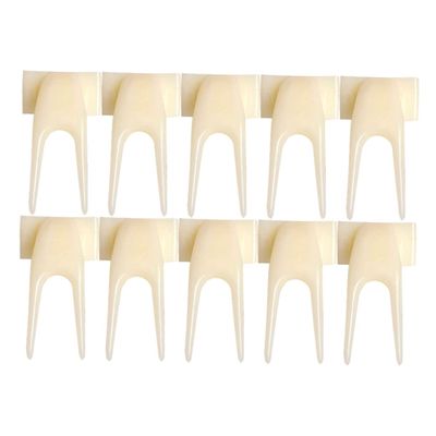 ibasenice 20-Piece Lightweight Plastic Bird Feeding Forks for Fruit