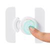 Baby Safety Fridge Lock, No-Drill Adhesive Cabinet Latch, 4-Pack view 1
