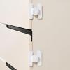 Baby Safety Fridge Lock, No-Drill Adhesive Cabinet Latch, 4-Pack view 4