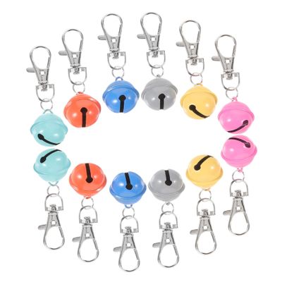 ibasenice 12-Piece Metal Bell Charms for Cat and Dog Collars