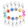 ibasenice 12-Piece Metal Bell Charms for Cat and Dog Collars view 1