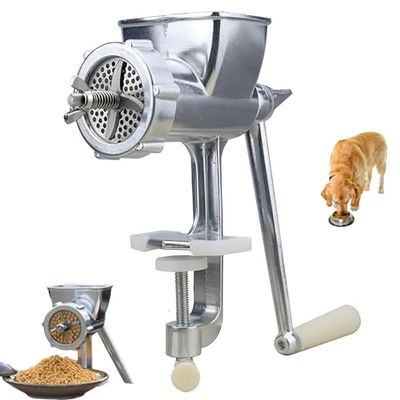 Manual Hand-Crank Pellet Machine for Homemade Pet Feed