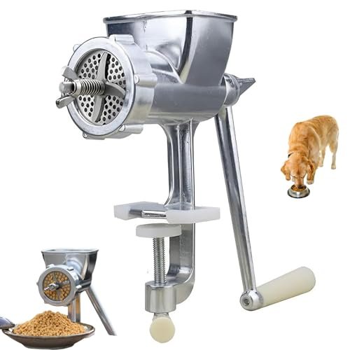 Manual Hand-Crank Pellet Machine for Homemade Pet Feed