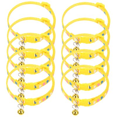 Abaodam 10-Pack Adjustable Puppy Collars