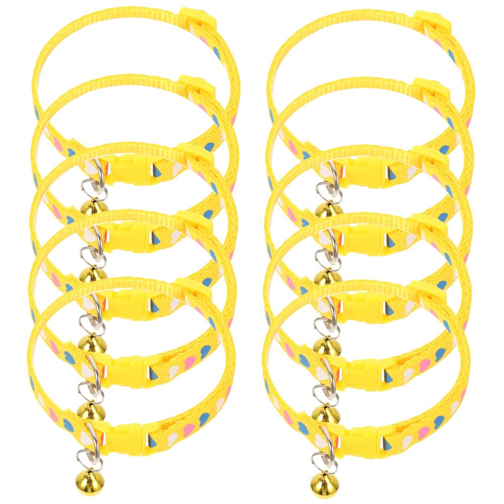 Abaodam 10-Pack Adjustable Puppy Collars