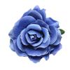 Hawaii-Style Rose Flower Hair Clips, Blue view 1