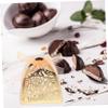 Warmhm 50-Piece Paper Chocolate Cups, Hollow Rose Truffle Liners view 2