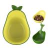 Kitten Food Bowl, Compact Cat Bowl, Modern Cat Feeder | Avocado-Shaped Cat Water Bowl, Anti-Vomit Cat Dish, Pet Accessory view 1