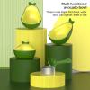 Kitten Food Bowl, Compact Cat Bowl, Modern Cat Feeder | Avocado-Shaped Cat Water Bowl, Anti-Vomit Cat Dish, Pet Accessory view 2