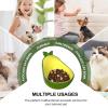 Kitten Food Bowl, Compact Cat Bowl, Modern Cat Feeder | Avocado-Shaped Cat Water Bowl, Anti-Vomit Cat Dish, Pet Accessory view 3
