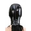 WXLPCGO Black Latex Mask, Natural Rubber, Unisex, Size S (63 cm) view 3