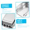 Metal Shoelace Buckles, 100 Pieces, Silver view 3
