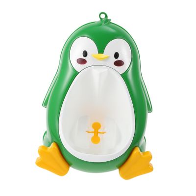 Kids' Penguin Boys' Wall-Mounted Potty, Green PP