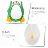 Kids' Penguin Boys' Wall-Mounted Potty, Green PP view 4