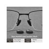 XXCLW Ceramic, Titanium & Faux Jade Clip-On Nose Pads, Y160 T Black, 4-Piece Set with Screwdriver view 2