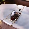 Adjustable Bathtub Tray, Bath Organizer for Home and Bathroom view 4