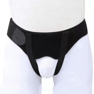 YZWZZXC Inguinal Hernia Belt for Single or Double Hernias, with 2 Removable Pressure Pads and Adjustable Hip Belt (M)