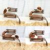 Hamster Wooden Climbing Platform and Apple Wood Chew Toy view 3