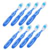 BESTYASH 10 Small Toothbrushes with Short Handles for Secure Facilities view 1
