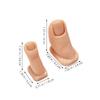 VALICLUD 2-Piece Silicone Practice Foot Models for Nail Art view 2