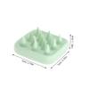 ERINGOGO Silicone Shampoo Brush, Scalp Massager for Shower, Green view 2