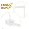 HEMOTON Bird Bath Accessory with Water Fountain Nozzle, White Plastic view 3
