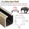 Sliding Door Track Hardware, 1.3 m, Commercial Barn Door Track System, Silver view 2