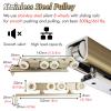 Sliding Door Track Hardware, 1.3 m, Commercial Barn Door Track System, Silver view 3