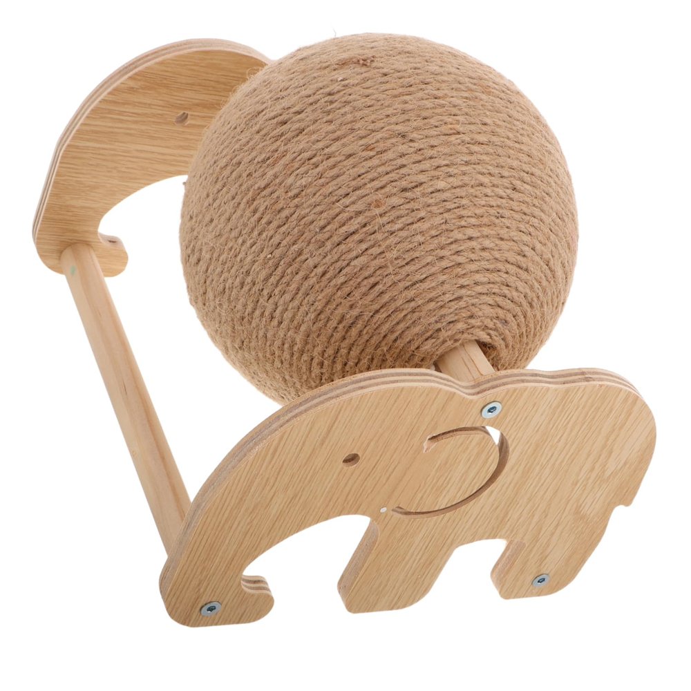 BESPORTBLE Sisal Cat Scratching Ball with Stand, Interactive Cat Toy
