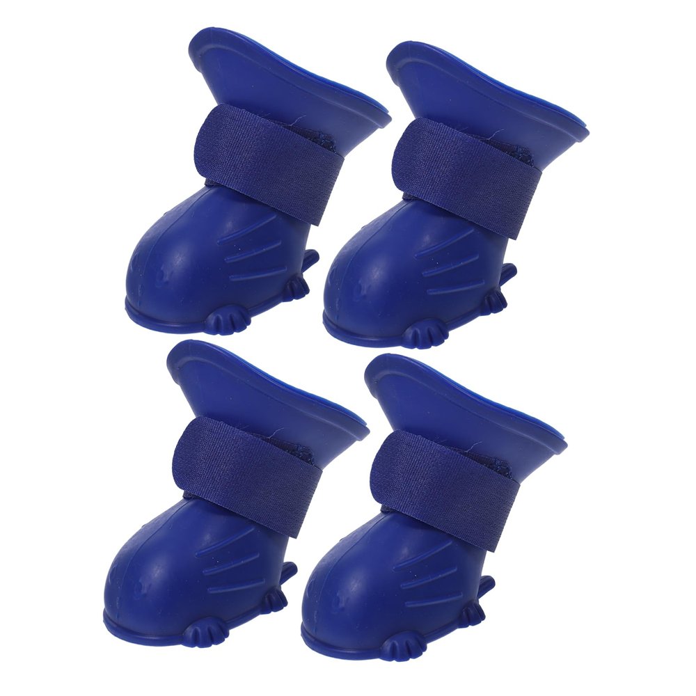 Mipcase 4-Piece Waterproof Dog Rain Boots