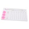 Acrylic Lash Tray for Extensions, Magnetic Palette with Scale view 1