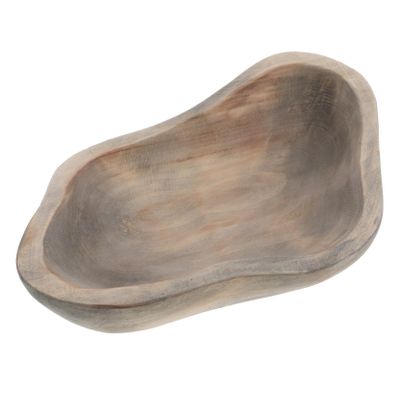 Vintage Wooden Butterfly Water Bowl for the Garden