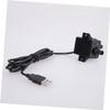 USB 5V Submersible Water Pump, 120 L/h, Black Plastic, IP68 view 2