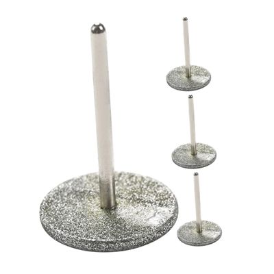 20 mm Round Stainless Steel Nail Drill Bits, 4 pcs