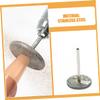 20 mm Round Stainless Steel Nail Drill Bits, 4 pcs view 3