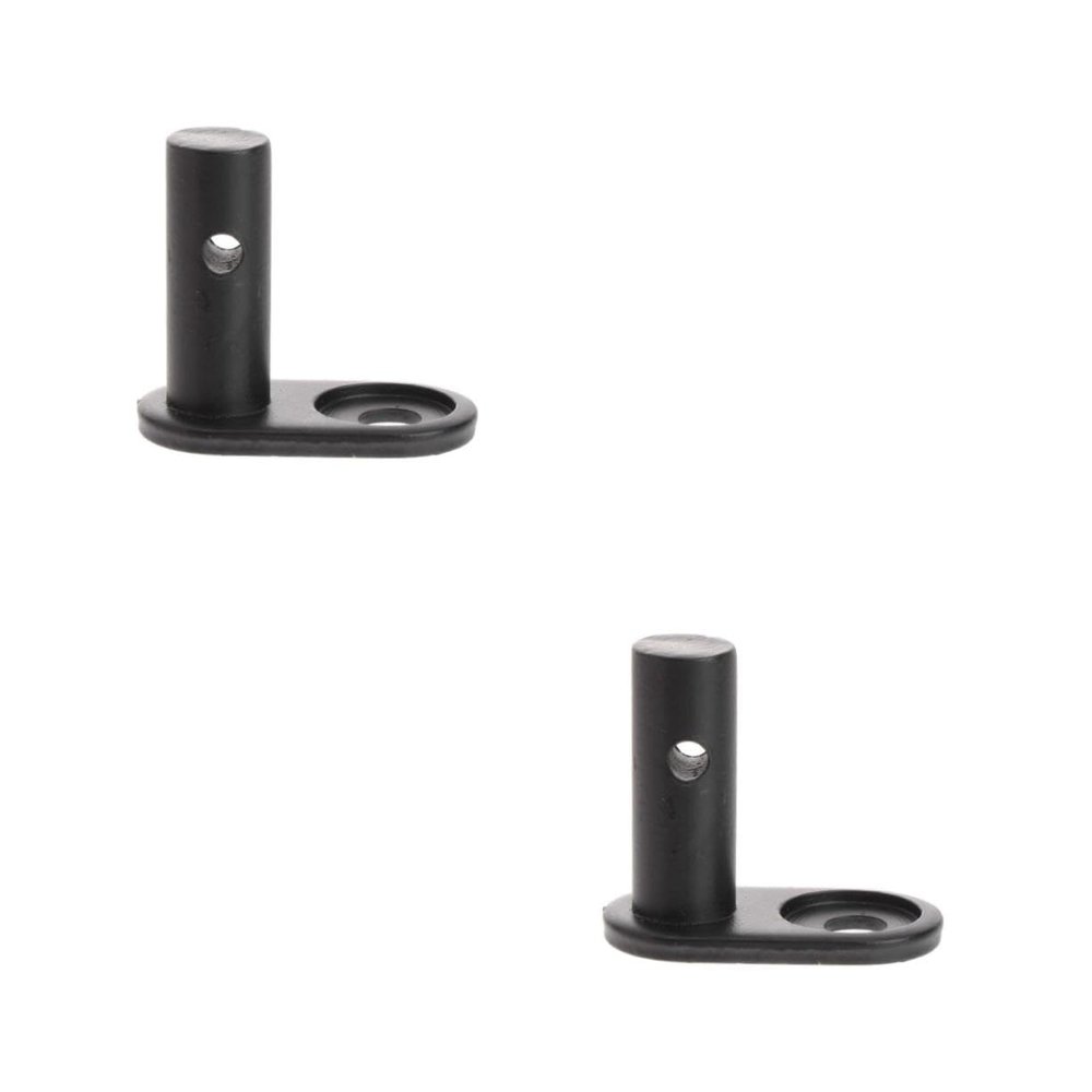Toyvian 2-Piece Steel Bicycle Trailer Hitch Attachments, Angled, Black