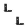 Toyvian 2-Piece Steel Bicycle Trailer Hitch Attachments, Angled, Black view 1