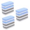 VALICLUD 3 Sets Foot Rasp Pads, One-Sided Foot Scrubber for Cracked Skin and Pedicure Callus Removal, Handheld Foot File and Heel Scraper, PU, 4 Pieces x 3 view 1