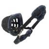 Padded Horse Grazing Muzzle with Mink Fleece, Breathable, Multiple Sizes (Black, Draft) view 3