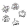 PACKOVE 50-Piece Silver Crown Alloy Nail Charms view 1