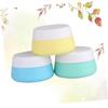 Healeved 3-Pack Silicone Cream Jars, Portable Lotion Containers view 4