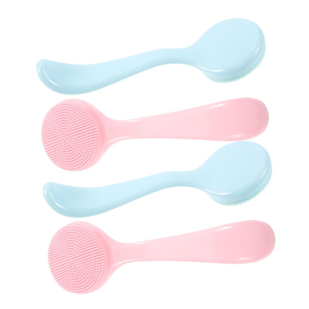 BESTYASH 4-Pack Reusable Silicone Facial Cleansing Brushes