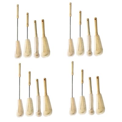 IMIKEYA 16-Piece Bottle and Cup Cleaning Brush Set, 4 Styles
