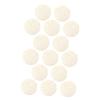 VALICLUD Natural Loofah Facial Exfoliating Pads for Gentle Deep Cleansing and Makeup Removal, 15 Pieces, Beige view 1