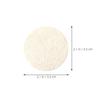 VALICLUD Natural Loofah Facial Exfoliating Pads for Gentle Deep Cleansing and Makeup Removal, 15 Pieces, Beige view 2