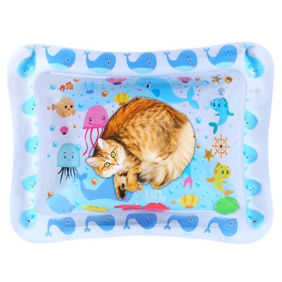 Water Play Mat - Foldable Inflatable Cat Water Play Mat