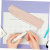 Small Flat Pencil Case for Insulin Pens, PU Leather, Beige view 4